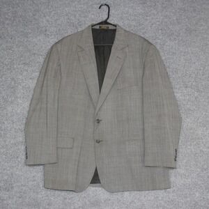 Hardwick Clothes Blazer Mens 48R Gray Suit Jacket Tailored USA Classic